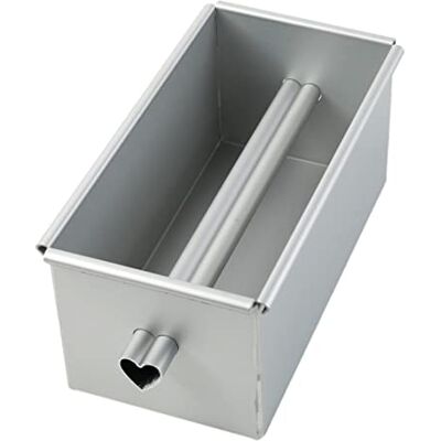 Fulenyi Loaf Tins for Bread Baking, Non-Stick Aluminium Alloy Box Cake Mould Sandwich Bread Long Ice Box Moulds with Removable Tube Fulenyi Loaf Tins for Bread Baking, Non-Stick Aluminium Alloy Box Cake Mould Sandwich Bread Long Ice Box Moulds with Removable Tube