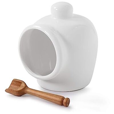 WM Bartleet & Sons - Small Salt Pig - 11cm - Wooden Spoon - Salt pig WM Bartleet & Sons - Small Salt Pig - 11cm - Wooden Spoon - Salt pig
