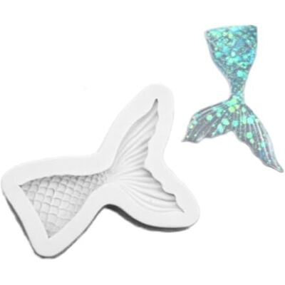 Generic TTOA Mermaid Tail Silicone Fondant Mould Icing Mould Chocolate Mould Cake Decoration Generic TTOA Mermaid Tail Silicone Fondant Mould Icing Mould Chocolate Mould Cake Decoration