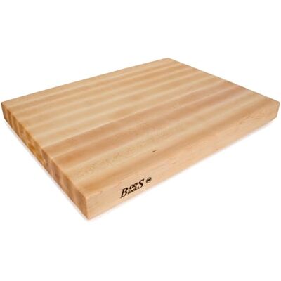 John Boos Boos Blocks RA03 Pro Chef Cutting Board - 61x46x6 cm - Reversible, Handle Grooves John Boos Boos Blocks RA03 Pro Chef Cutting Board - 61x46x6 cm - Reversible, Handle Grooves