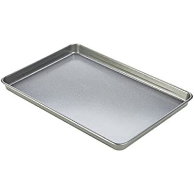 Genware NEV-BT-CS3927 Carbon Steel Non-Stick Baking Tray, 39 cm x 27 cm Genware NEV-BT-CS3927 Carbon Steel Non-Stick Baking Tray, 39 cm x 27 cm