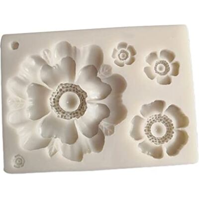 EMASDGEY Silicone Mold Peony Shape, Soap Clay Chocolate Baking Mold, Party Flower Cupcake, Cake Decorating Tools for Baking Lovers EMASDGEY Silicone Mold Peony Shape, Soap Clay Chocolate Baking Mold, Party Flower Cupcake, Cake Decorating Tools for Baking Lovers