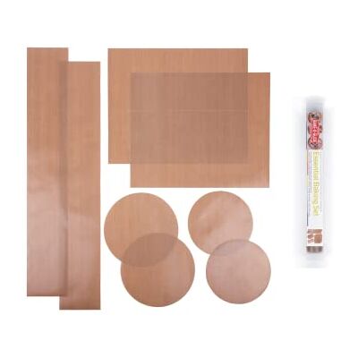 Bake-O-Glide Reusable Non Stick Baking Liners Set – Essential Baking Set by – PTFE Oven & Cake Tin Liners – 8 Piece Baking Tray Sheets – Made in UK – Heat Resistant 260°C Bake-O-Glide Reusable Non Stick Baking Liners Set – Essential Baking Set by – PTFE Oven & Cake Tin Liners – 8 Piece Baking Tray Sheets – Made in UK – Heat Resistant 260°C