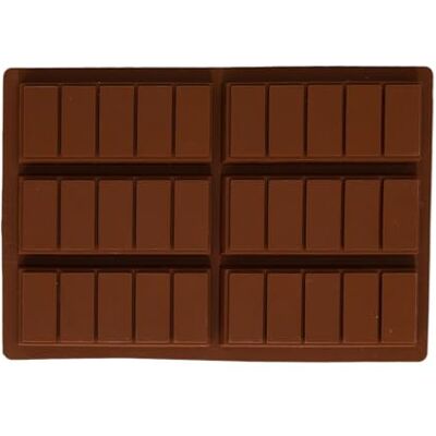 chargantyang 1 Pcs Silicone Chocolate Mould Candy Molds, Break Apart Rectangle Bakeware Mold, Non-Stick Reusable DIY Jelly Baking Mould chargantyang 1 Pcs Silicone Chocolate Mould Candy Molds, Break Apart Rectangle Bakeware Mold, Non-Stick Reusable DIY Jelly Baking Mould