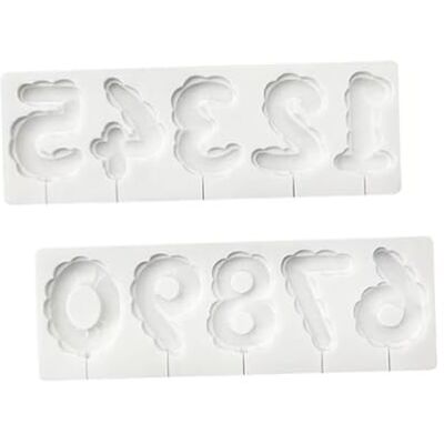 Gissroys Balloon Numbers Silicone Moulds Fondant Chocolate Mould Gissroys Balloon Numbers Silicone Moulds Fondant Chocolate Mould