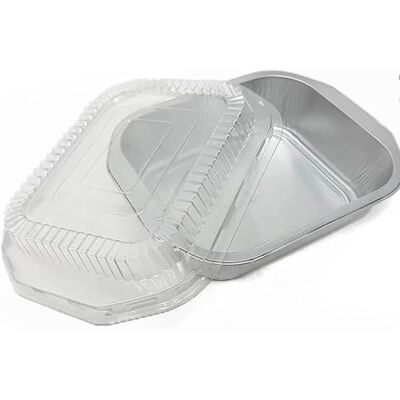 Bakery Direct Ltd Bakery Direct Single Portion Strong Aluminium foil Disposable Fully Recyclable Baking Trays with Lids x 100 Bakery Direct Ltd Bakery Direct Single Portion Strong Aluminium foil Disposable Fully Recyclable Baking Trays with Lids x 100