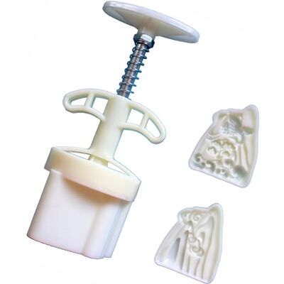 Psdndeww Hand Pressed Mooncakes Mold Festival Dessert Molds Cookie Stamp Plastics Pastries Cake Moulds for Baking Lover Psdndeww Hand Pressed Mooncakes Mold Festival Dessert Molds Cookie Stamp Plastics Pastries Cake Moulds for Baking Lover