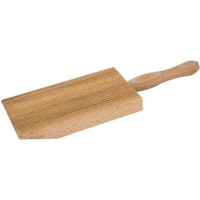 Tredoni Wooden Gnocchi Board Slanted Ridge Paddle Pasta Maker 6x12 cm Ridged Surface, Slanted Edge for Stability, Roll/Shape Dough & Pasta Pieces, Making Garganelli/Malloreddus/Cavatelli Tredoni Wooden Gnocchi Board Slanted Ridge Paddle Pasta Maker 6x12 cm Ridged Surface, Slanted Edge for Stability, Roll/Shape Dough & Pasta Pieces, Making Garganelli/Malloreddus/Cavatelli