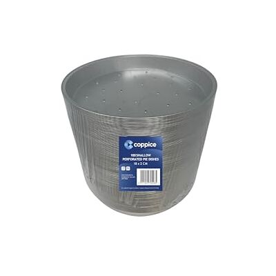 Coppice Shallow Perforated Aluminium Foil Pie Dish for Baking, Serving & Food Storage 18cm x 2cm Freezer, Microwave, Air Fryer & Oven Safe (100) Coppice Shallow Perforated Aluminium Foil Pie Dish for Baking, Serving & Food Storage 18cm x 2cm Freezer, Microwave, Air Fryer & Oven Safe (100)