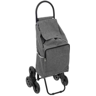 5 five simply smart 5five Shopping Trolley with 6 Wheels "Nomade" Metal Grey 5 five simply smart 5five Shopping Trolley with 6 Wheels "Nomade" Metal Grey