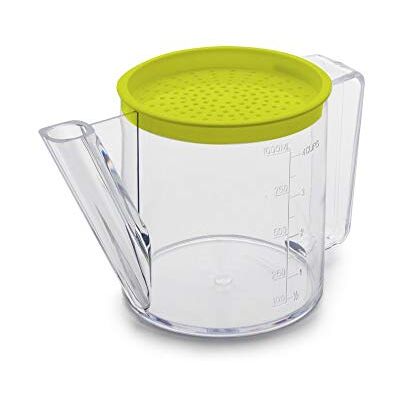 IBILI 795900 "Easycook" Plastic Gravy Oil Fat Separator Measuring Jug 1 litre, 20 x 13 x 13 cm, Transparent/Green IBILI 795900 "Easycook" Plastic Gravy Oil Fat Separator Measuring Jug 1 litre, 20 x 13 x 13 cm, Transparent/Green