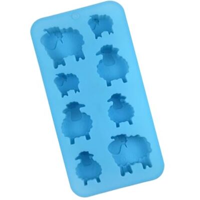 Fieuaah Multipurpose Animal Silicone Molds Activity Food Safe Silicone Sheep Molds Flexible Blue, 20cm Food Grade Baking Tray for Ice Chocolate Cake Decorations Fieuaah Multipurpose Animal Silicone Molds Activity Food Safe Silicone Sheep Molds Flexible Blue, 20cm Food Grade Baking Tray for Ice Chocolate Cake Decorations