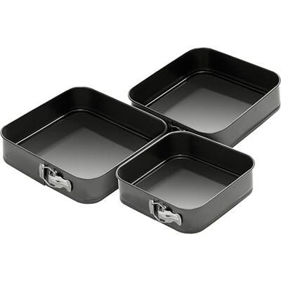 Premier Housewares 104267 Cake Tins Set Of 3 Baking Tins Pie Tin Springform Cake - Cake Tins Premier Housewares 104267 Cake Tins Set Of 3 Baking Tins Pie Tin Springform Cake - Cake Tins