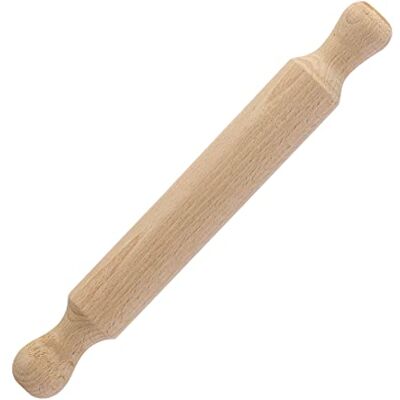 Besto Wooden Rolling Pin for Baking (40x4 cm) with Profiled Palm Supporting Edges Wood Dough for Fondant, Pie Crust, Cookie, Pastry, Dough Professional Standard Rolling Pins Besto Wooden Rolling Pin for Baking (40x4 cm) with Profiled Palm Supporting Edges Wood Dough for Fondant, Pie Crust, Cookie, Pastry, Dough Professional Standard Rolling Pins
