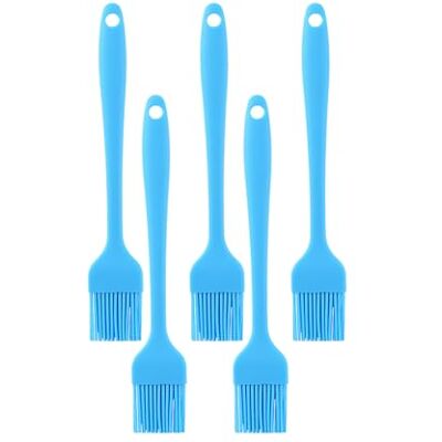 Acpetdr 5Pcs Silicone Pastry Brush, Blue, Set of 5, Silicone Handle, Non-Scratch, Dishwasher Safe Acpetdr 5Pcs Silicone Pastry Brush, Blue, Set of 5, Silicone Handle, Non-Scratch, Dishwasher Safe