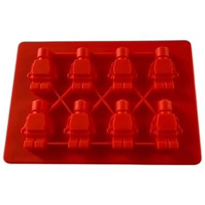 CMJ ™ Red Robot Figures Men Silicone Chocolate Mould Ice Cube Wax Melt Sugarcraft UK Seller CMJ ™ Red Robot Figures Men Silicone Chocolate Mould Ice Cube Wax Melt Sugarcraft UK Seller