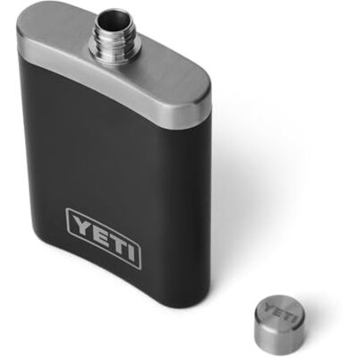 YETI Hip Flask 7 oz (207 ml), Black Stainless Steel Alcohol Flask with Funnel, Leakproof for Easy, Mess-Free Filling, Dishwasher Safe YETI Hip Flask 7 oz (207 ml), Black Stainless Steel Alcohol Flask with Funnel, Leakproof for Easy, Mess-Free Filling, Dishwasher Safe