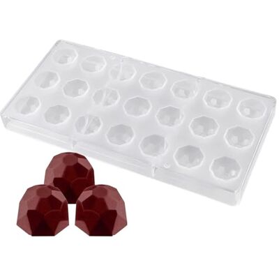 FYSL Chocolate Moulds 10.7 x 5.3 Inch Chocolate Moulds Polycarbonate, Candy Making Mold Polycarbonate Chocolate Mould Plastic Chocolate Mold for Handmade Pastry Baking Tools, 21 in 1 FYSL Chocolate Moulds 10.7 x 5.3 Inch Chocolate Moulds Polycarbonate, Candy Making Mold Polycarbonate Chocolate Mould Plastic Chocolate Mold for Handmade Pastry Baking Tools, 21 in 1