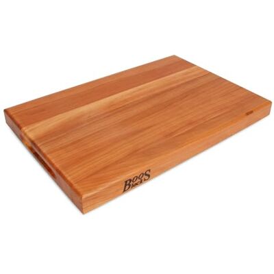 John Boos Cherry Wood Cutting Board - Antibacterial - Double-sided - 46x31cm - Kitchen Tool John Boos Cherry Wood Cutting Board - Antibacterial - Double-sided - 46x31cm - Kitchen Tool