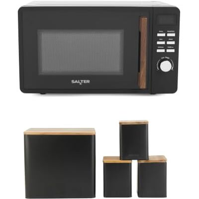 Salter - Toronto Digital - Black - 20L - Storage Canister Set Salter - Toronto Digital - Black - 20L - Storage Canister Set