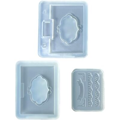 Morain Pack of 3 Clay Moulds Silicone Fondant Moulds Book Shape Crafting Moulds Baking Molds Chocolate Moulds Morain Pack of 3 Clay Moulds Silicone Fondant Moulds Book Shape Crafting Moulds Baking Molds Chocolate Moulds