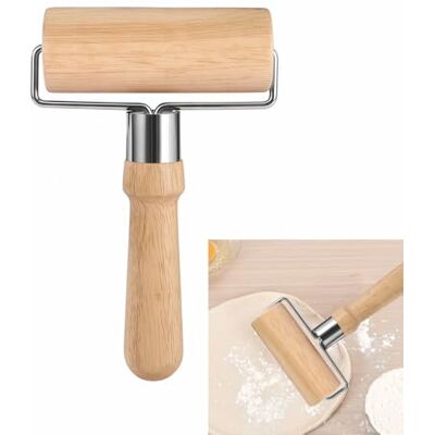 BUBBLE-FLY Top Rolling Pins for Pizza&Dough Non-Stick, Wooden & Easy Clean, Baking, Pastry, Pie, Cookies Kitchen Must Have,Beechwood Construction, Ergonomic Handles BUBBLE-FLY Top Rolling Pins for Pizza&Dough Non-Stick, Wooden & Easy Clean, Baking, Pastry, Pie, Cookies Kitchen Must Have,Beechwood Construction, Ergonomic Handles