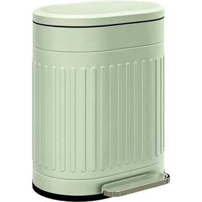 HOMCOM 20L Pedal Bin - Light Green Kitchen Waste Bin HOMCOM 20L Pedal Bin - Light Green Kitchen Waste Bin