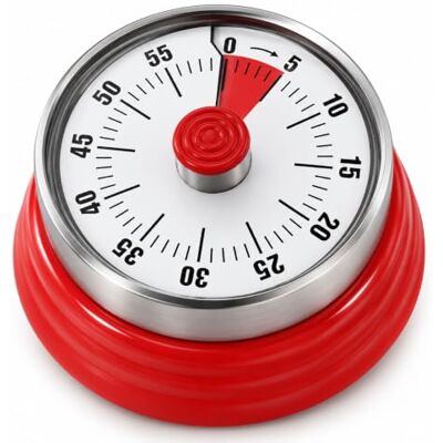 Vamefina Magnetic Mechanical Kitchen Timer, Visual Time Management Tool Loud Alarm Chef Cooking Kitchen Timer Clock, Countdown Timer 60 Minute, Baking Cooking Steaming Barbecue for Kids, Teachers and Adults Vamefina Magnetic Mechanical Kitchen Timer, Visual Time Management Tool Loud Alarm Chef Cooking Kitchen Timer Clock, Countdown Timer 60 Minute, Baking Cooking Steaming Barbecue for Kids, Teachers and Adults