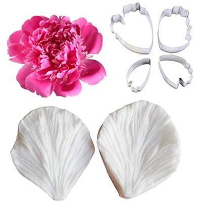 VALINK Flower Petal Veiner Silicone Molds Stainless Steel Fondant Cutter Set,Cake Decorating Toosl Cookie Cutter Baking Mould,Bakeware Mould Sugarcract Chocolate Gumpaste Molds Cake Decorating VALINK Flower Petal Veiner Silicone Molds Stainless Steel Fondant Cutter Set,Cake Decorating Toosl Cookie Cutter Baking Mould,Bakeware Mould Sugarcract Chocolate Gumpaste Molds Cake Decorating