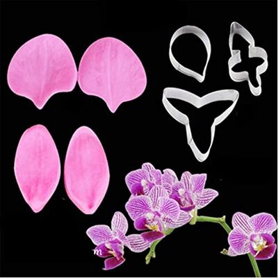 Generic 7Pcs Orchid Flower Petal Veiner Cutter Silicone Molds Stainless Steel Fondant Cutter Cake Decorating Tools Cookie Cutter Baking Moulds,Bakeware Sugarcract Chocolate Gumpaste Molds Cake Decorating Mold Generic 7Pcs Orchid Flower Petal Veiner Cutter Silicone Molds Stainless Steel Fondant Cutter Cake Decorating Tools Cookie Cutter Baking Moulds,Bakeware Sugarcract Chocolate Gumpaste Molds Cake Decorating Mold