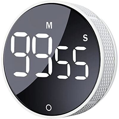 AVINIA Digital Kitchen Timers, Visual timers Large LED Display Magnetic Countdown Countup Timer for Classroom Cooking Fitness Baking Studying Teaching, Easy for Kids and Seniors AVINIA Digital Kitchen Timers, Visual timers Large LED Display Magnetic Countdown Countup Timer for Classroom Cooking Fitness Baking Studying Teaching, Easy for Kids and Seniors