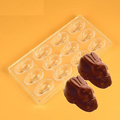 CUICUI 3d Chocolate Mould Polycarbonate Baking Pastry Cake Decorating Tools Plastic Easter Bunny Rabbit For Chocolate Form Tray Molds CUICUI 3d Chocolate Mould Polycarbonate Baking Pastry Cake Decorating Tools Plastic Easter Bunny Rabbit For Chocolate Form Tray Molds