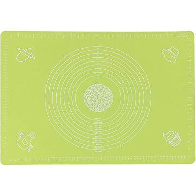 Fdit Silicone Pastry Mat Non Stick and Large Baking Mat with Measurement and Circles for Dough Rolling Macarons Making Large Pastry Mats Counter Mat Oven Liner Pie Crust Mat 25.2 x 17.7 BPA Free(Green) Fdit Silicone Pastry Mat Non Stick and Large Baking Mat with Measurement and Circles for Dough Rolling Macarons Making Large Pastry Mats Counter Mat Oven Liner Pie Crust Mat 25.2 x 17.7 BPA Free(Green)