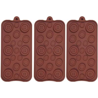 generic Button Silicone Chocolate Moulds,Chocolate & Cake Moulds Non Stick Food Grade Silicone Heat with Microwave Oven Dishwasher Safe for Fondant Pastries Candy generic Button Silicone Chocolate Moulds,Chocolate & Cake Moulds Non Stick Food Grade Silicone Heat with Microwave Oven Dishwasher Safe for Fondant Pastries Candy