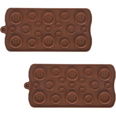 generic Button Silicone Chocolate Moulds,Chocolate & Cake Moulds Non Stick Food Grade Silicone Heat with Microwave Oven Dishwasher Safe for Fondant Pastries Candy generic Button Silicone Chocolate Moulds,Chocolate & Cake Moulds Non Stick Food Grade Silicone Heat with Microwave Oven Dishwasher Safe for Fondant Pastries Candy