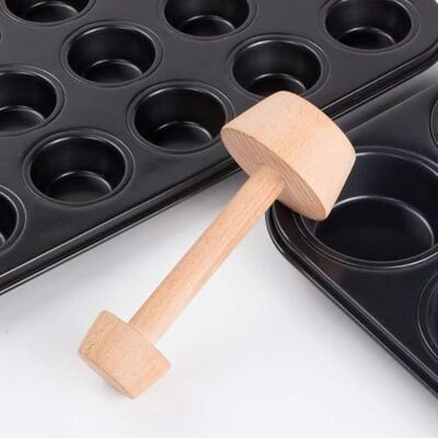 Pchnfei Tart Tamper Pastry Tamper Double Side Wooden Egg Mold DIY Cake Pastry Pusher for Kitchen Party Baking Tools,Pie, Tart and Quiche Pans,Tart Pans Pchnfei Tart Tamper Pastry Tamper Double Side Wooden Egg Mold DIY Cake Pastry Pusher for Kitchen Party Baking Tools,Pie, Tart and Quiche Pans,Tart Pans