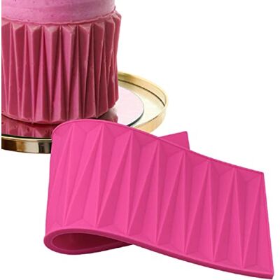Xidmold Silicone Lace Mats Cake Decorating Tool, Diamond Cake Border Embossing Fondant Baking Mold Cupcake Mat Bakeware Cake Mould for Sugarcraft, Cupcake Topper, Jewelry, Polymer Clay (A) Xidmold Silicone Lace Mats Cake Decorating Tool, Diamond Cake Border Embossing Fondant Baking Mold Cupcake Mat Bakeware Cake Mould for Sugarcraft, Cupcake Topper, Jewelry, Polymer Clay (A)