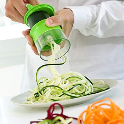 InnovaGoods Spiru Vegetable Spiralizer - Vegetable Cutter - Compact Kitchen Tool InnovaGoods Spiru Vegetable Spiralizer - Vegetable Cutter - Compact Kitchen Tool