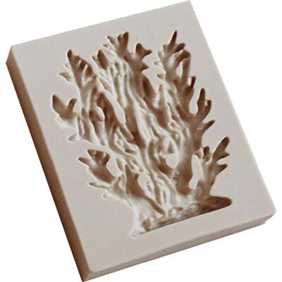 Demino Coral Sugarcraft Silicone Mold 3D Seaweed Cupcake Kitchen Cake Mould Candy Chocolate Baking Tools gray Demino Coral Sugarcraft Silicone Mold 3D Seaweed Cupcake Kitchen Cake Mould Candy Chocolate Baking Tools gray