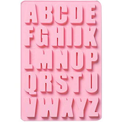 OLaiXin Large Silicone Letters Moulds Non Stick Chocolate Candy Molds Silicone Chocolate Mold Reusable Alphabet Mold Wax Melt Moulds for Fondant Baking Cake Decorating Cupcake Biscuit Sugarcraft OLaiXin Large Silicone Letters Moulds Non Stick Chocolate Candy Molds Silicone Chocolate Mold Reusable Alphabet Mold Wax Melt Moulds for Fondant Baking Cake Decorating Cupcake Biscuit Sugarcraft
