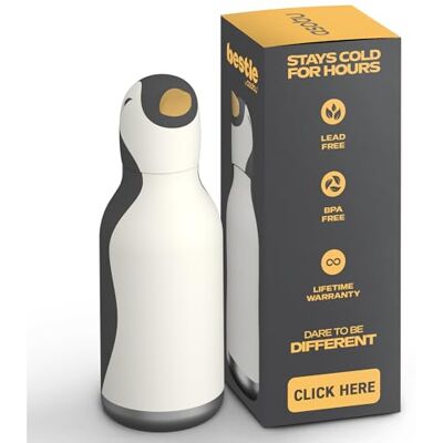 Asobu Bestie Pingwin - Insulated Stainless Steel Bottle - 460ml Asobu Bestie Pingwin - Insulated Stainless Steel Bottle - 460ml