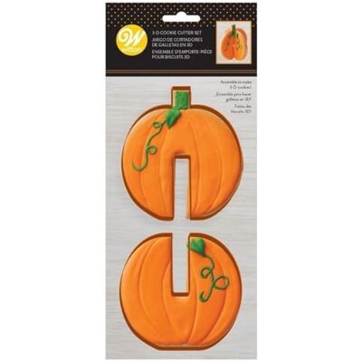 Wilton Pumpkin Cookie Cutter 3D Cookie Cutter Set Wilton Pumpkin Cookie Cutter 3D Cookie Cutter Set
