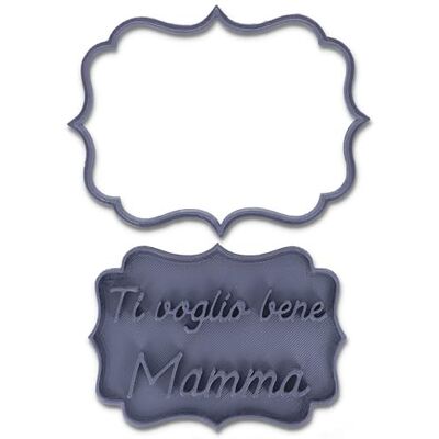 Graziano 8011684059101 TVB Mamma, Plastic Pastry Cutter Graziano 8011684059101 TVB Mamma, Plastic Pastry Cutter