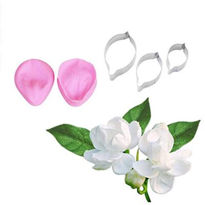 VALINK Flower Petal Veiner Cutter Silicone Molds Stainless Steel Fondant Cutter Set, Cake Decorating Tools Cookie Cutter Baking Moulds,Bakeware Sugarcract Chocolate Gumpaste Molds Cake Decorating Mold VALINK Flower Petal Veiner Cutter Silicone Molds Stainless Steel Fondant Cutter Set, Cake Decorating Tools Cookie Cutter Baking Moulds,Bakeware Sugarcract Chocolate Gumpaste Molds Cake Decorating Mold
