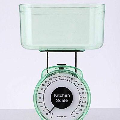 TopHomer Vogueing Tool Food Weighing Scale Mechanical Kitchen Scales 1kg Capacity Compact Baking Scales for Cooking and Baking (Random Color) TopHomer Vogueing Tool Food Weighing Scale Mechanical Kitchen Scales 1kg Capacity Compact Baking Scales for Cooking and Baking (Random Color)