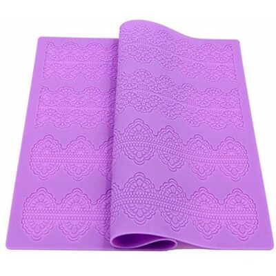 VALINK VAK Silicone Cake Decorating Tools Chocolate Sugar Lace Mat Mold Styling Tools Large Size Baking Mat Bakery Stencil Cake Border Decorating Mould VALINK VAK Silicone Cake Decorating Tools Chocolate Sugar Lace Mat Mold Styling Tools Large Size Baking Mat Bakery Stencil Cake Border Decorating Mould