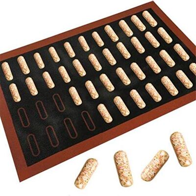 VALINK Silicone Baking Mat 18/44 Eclair Pizza Pastry Non Stick Liner Macaron Cookie Tart Bread Mold Maker Oven Baking Sheet Bakeware Accessories Confectionery Tools Kitchen Gadgets Cooking Tools VALINK Silicone Baking Mat 18/44 Eclair Pizza Pastry Non Stick Liner Macaron Cookie Tart Bread Mold Maker Oven Baking Sheet Bakeware Accessories Confectionery Tools Kitchen Gadgets Cooking Tools
