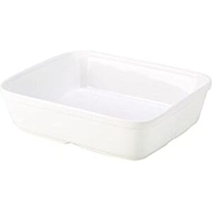 Genware NEV-B7-W Royal Rectangular Roaster, 31 cm x 24 cm, White (Pack of 4) Genware NEV-B7-W Royal Rectangular Roaster, 31 cm x 24 cm, White (Pack of 4)
