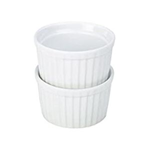 Genware NEV-RAM8-W Stacking Ramekin, 8 cm, White (Pack of 12) Genware NEV-RAM8-W Stacking Ramekin, 8 cm, White (Pack of 12)