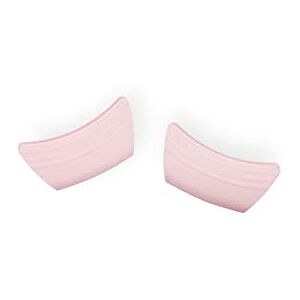LE CREUSET x2 Silicone Side Handle Grip Powder Pink -Standard Pkg LE CREUSET x2 Silicone Side Handle Grip Powder Pink -Standard Pkg